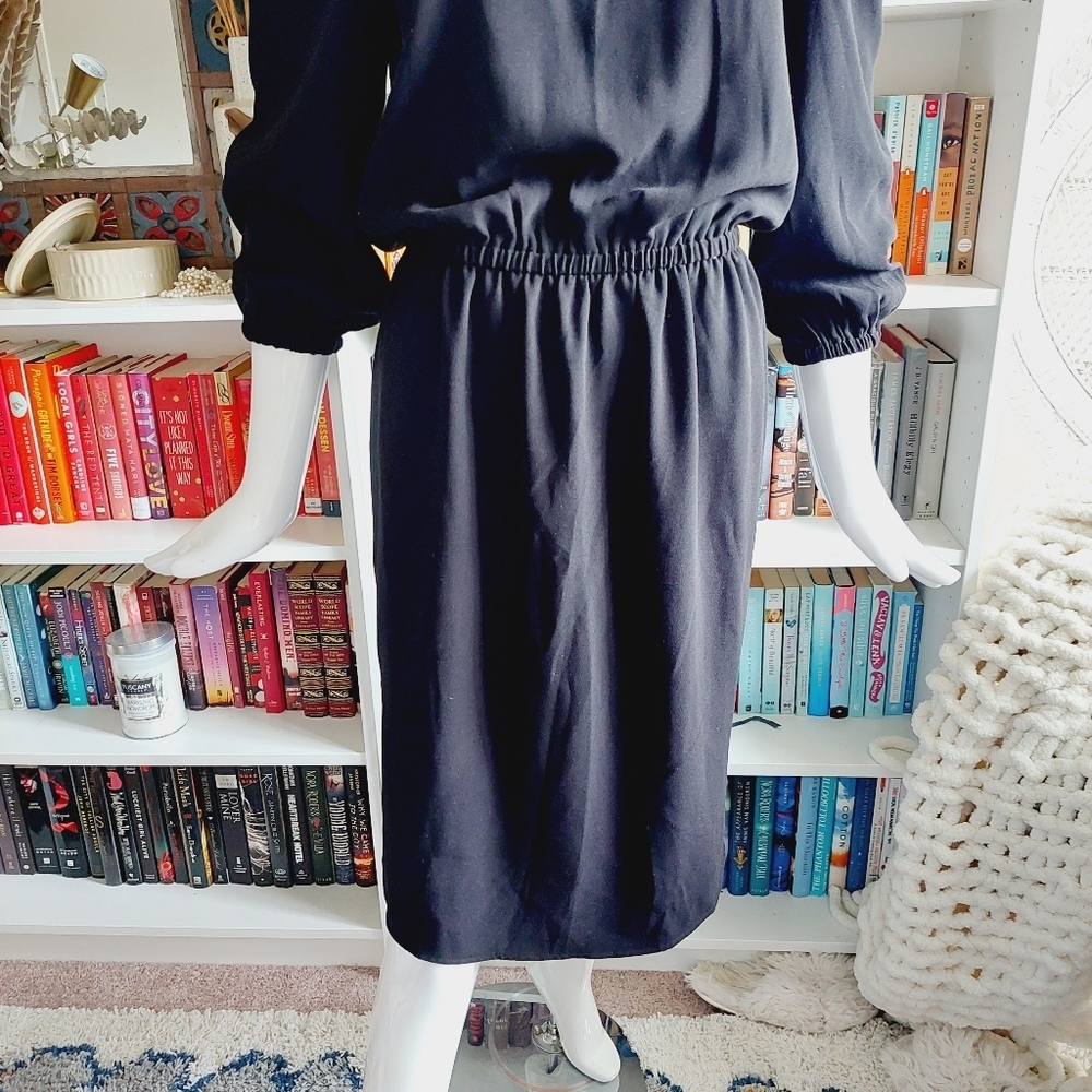 Ann Taylor Factory Off Shoulder Midi Dress - Picture 3 of 8